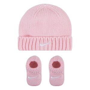 NEW Newborn Baby Nike Knit Hat and Booties 2-Piece Set - 0-6 months